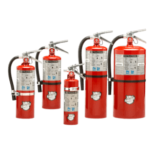 different classes of extinguishers